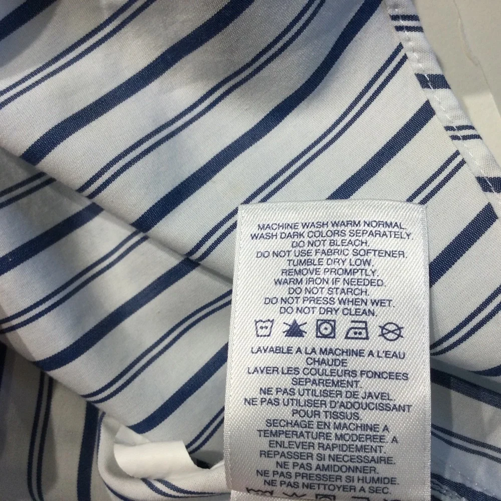 Lands’ End no iron 100% Supima cotton blouse 18W - Picture 6 of 10